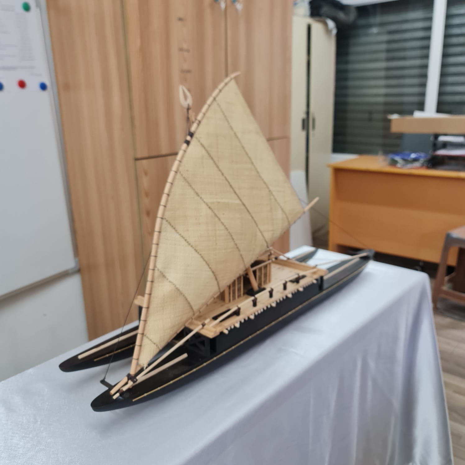 Drua Canoe Display Ship Model - Premier Ship Models